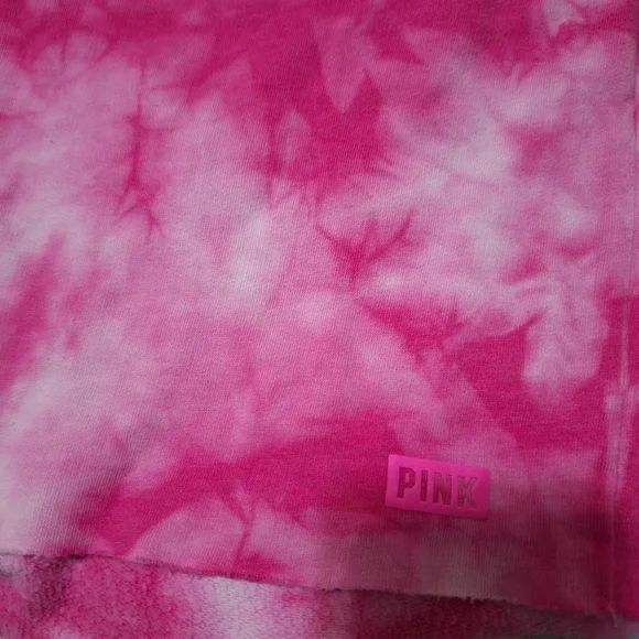 Victoria's Secret PINK Relaxed Lounge Shorts Tie Dye Loose Fit Size Lg - Picture 4 of 4
